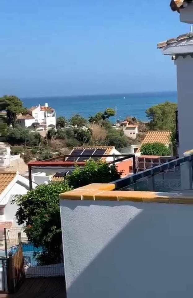 La Villa Escondida 1 Precioso Estudio Vista Al Mar Málaga Exterior foto